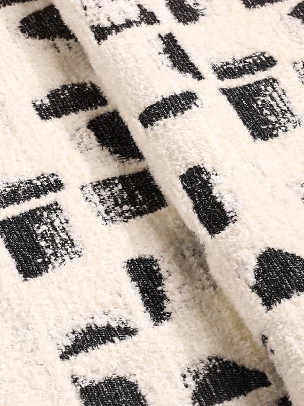 Vải Jacquard hình học nghệ thuật MILAN
